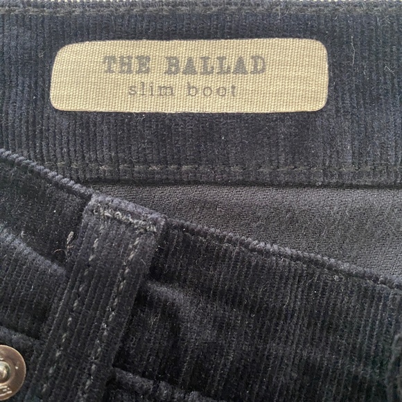AG Adriano Goldschmied The Ballad Slim Boot Low Rise Jeans Black Wash Sz 28R - Picture 8 of 16